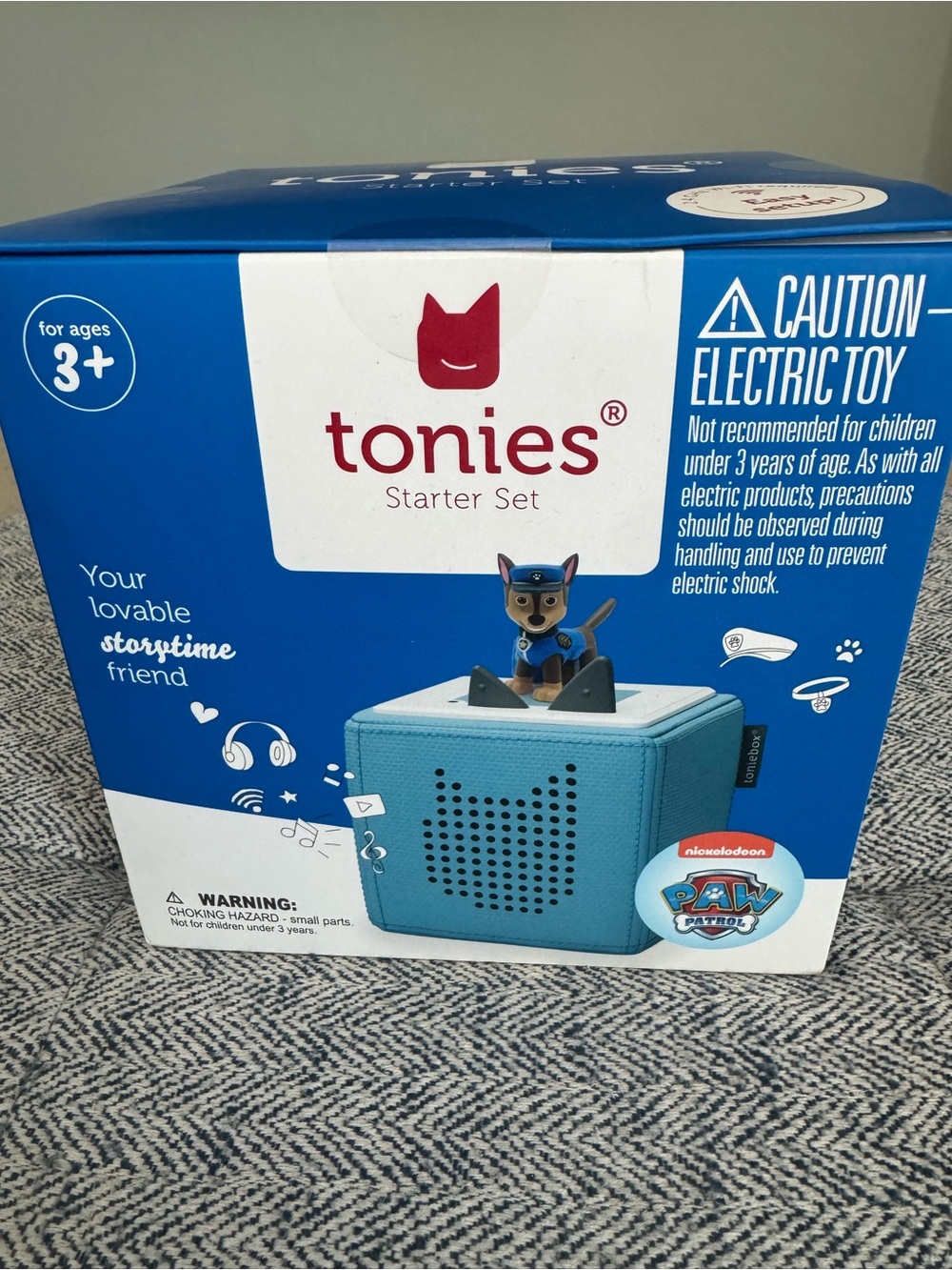 Tonies Starter Set Kids Audio Player - Blue Paw Patrol